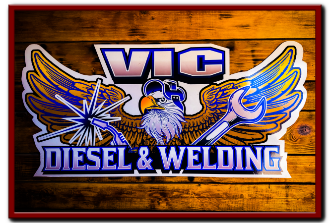 Vic Diesel & Welding Alternative Logo